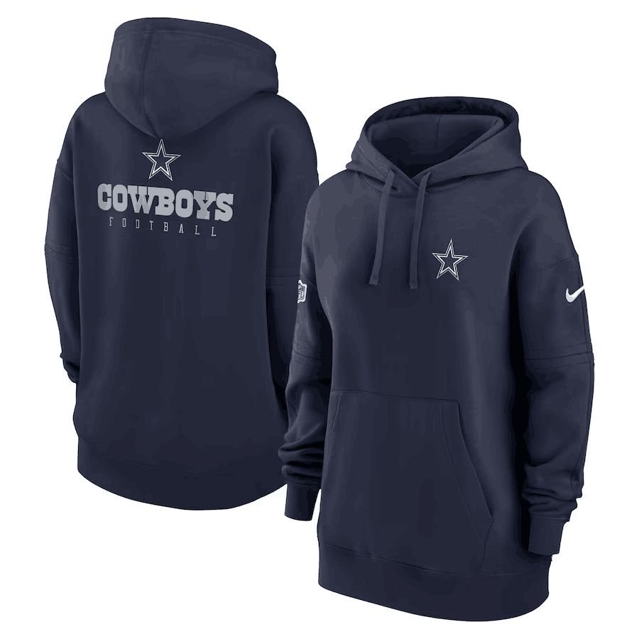 Women 2023 NFL Dallas Cowboys blue Sweatshirt style 1